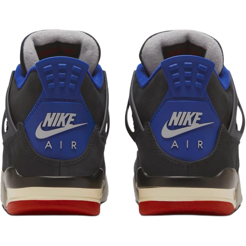 Air Jordan 4 Retro GS Rare Air Dětské tenisky Černá Ohnivě červená Hluboce královská modrá IB4171-003