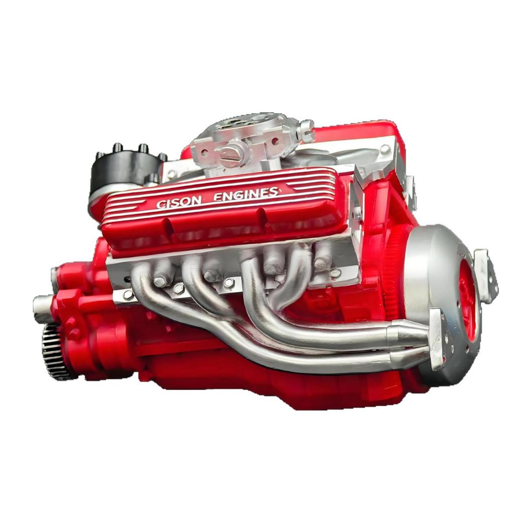 Cross V8 Engine Ornament Kit: High-End Resin Craft
