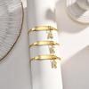 Stainless Steel Children'S Bracelet, Women'S Fashion 26 English Alphabet Jewelry, Simple Jewelry 798