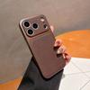 Official Big Window Leather Phone Case For iPhone 17 Air 13 14 15 16 17 Pro Max 16Pro 17Pro Shockproof Protector Cover
