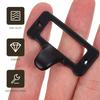 10Pcs Zinc Alloy Label Pull Handle Retro Cabinet Pull Handle for Office Library Post Office Furniture Drawer Door Name Card Slot