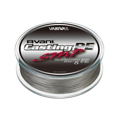 VARIVAS Avani Casting PE Line, Super Max Power, 300m, #4, MAX 70lb, 8 Strands, Stealth Gray