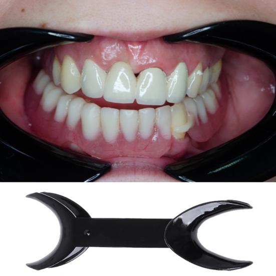 4ks zubní nástroj s dvojitou hlavou, ortodontické zuby, dvě velikosti, intraorální, tvářní, rty, retraktor, otvírák pro zubní nemocnici