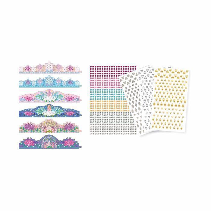 Set of 6 Princess Crowns To Decorate - SYCOMORE - Creative Hobbies - For Children from 4 Years Old