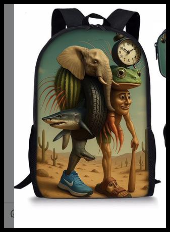 School Bag Elementary School Backpack Children S Backpack Large Capacity Animation Cartoon Backpack Ship according to the picture