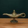 Aladdin Lamp Vintage Home Decor Southeast Asian Craft Luxury Creative Study Wish Light Russian Ornament