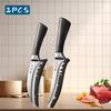 Professional Boning Knife with Stainless Steel Fruit Slicing Knife Non-slip Handle Kitchen Slaughtering Knife with Cover