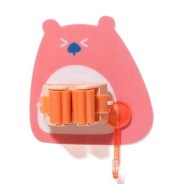 Punch-Free Mop Holder: Strong Hook for Bathroom & Household