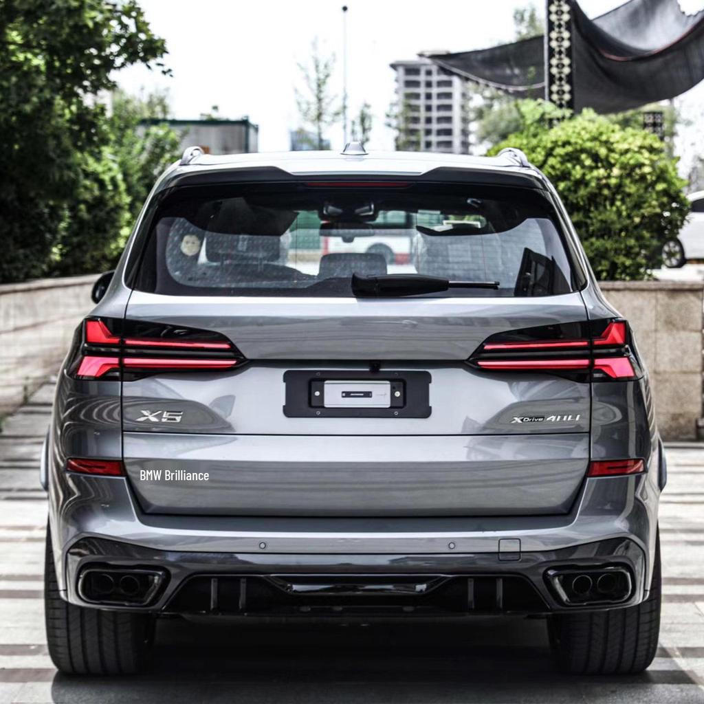 BMW X5 F15 Carbon Pattern Rear Spoiler & Wind Wing Kit Upgrade
