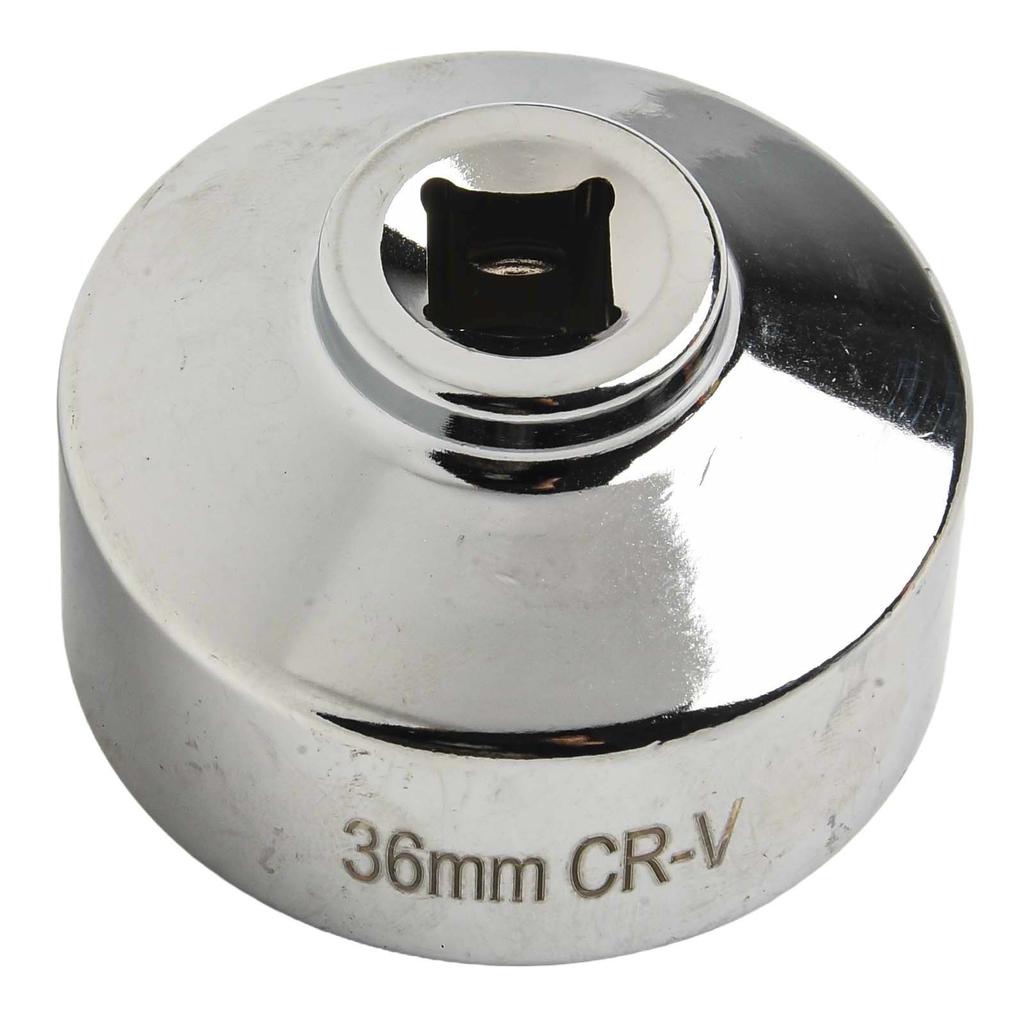Oil Change Silver 36mm Wrench 3 8 Inch Drive Wrench Oil Filter Wrench 3 8 Drive Socket Compatibility With Ratchet