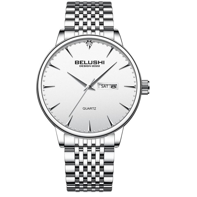 Business High Quality Men Watch Sport Quartz Man Wristwatch Waterproof Date Week Stainless Steel Fashion gift for Men 's Watch
