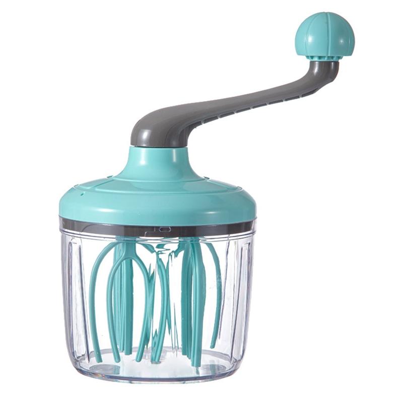 Ручной взбиватель для сливок Легкий взбиватель Вспениватель Вращающийся Ручной венчик-миксер Яйцо Сливки Венчик-перемешиватель Соусник Кухонный гаджет для выпечки 1