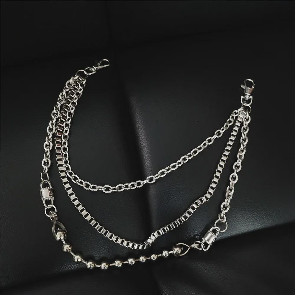 Men's Trendy Punk Denim Chain: European & American Style Hip-Hop Dance Waist Accessory