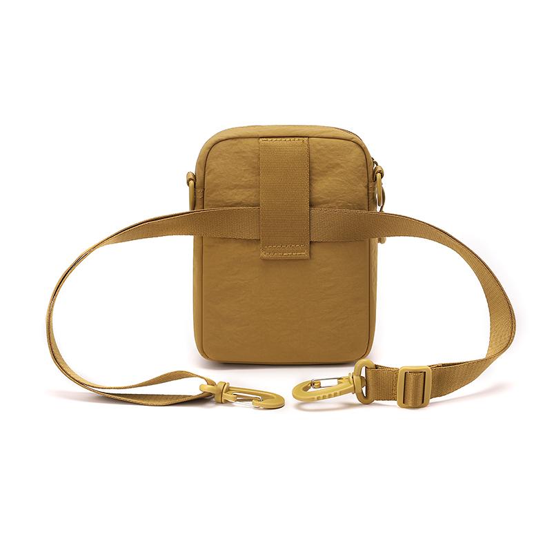 Sac bandoulière léger en nylon pour hommes femmes Sac messager décontracté à bandoulière avec poches zippées