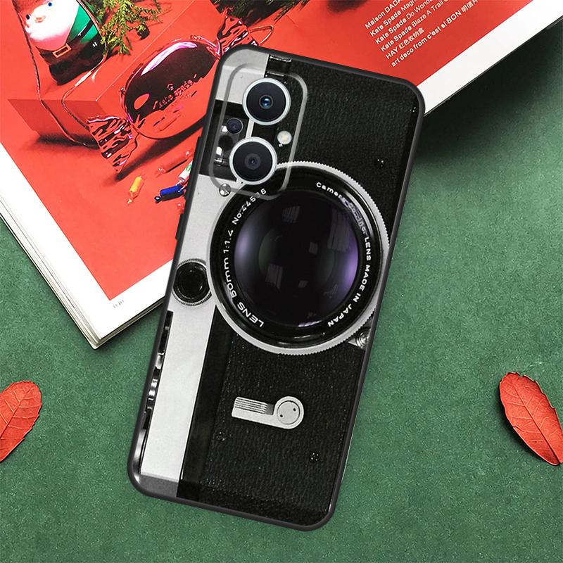 Vintage Camera Case For OPPO Reno 7 8 Lite 8T 10 11 12 13 Pro 12F 13F 14F OPPO Find X8 X6 X5 X9 Pro Cover