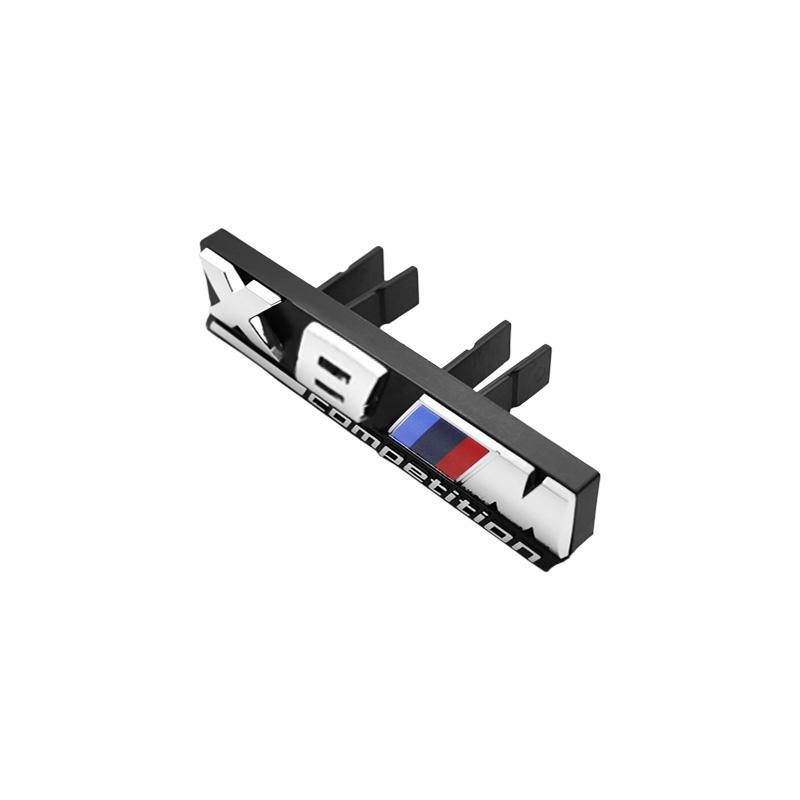 3D ABS M Logo Car Front Grille Badge Sticker Auto Badge Accessories For BMW M M2 X3 M4 X5M M6 M7 F48 G01 E84 E83 F39 F10 F30 G11
