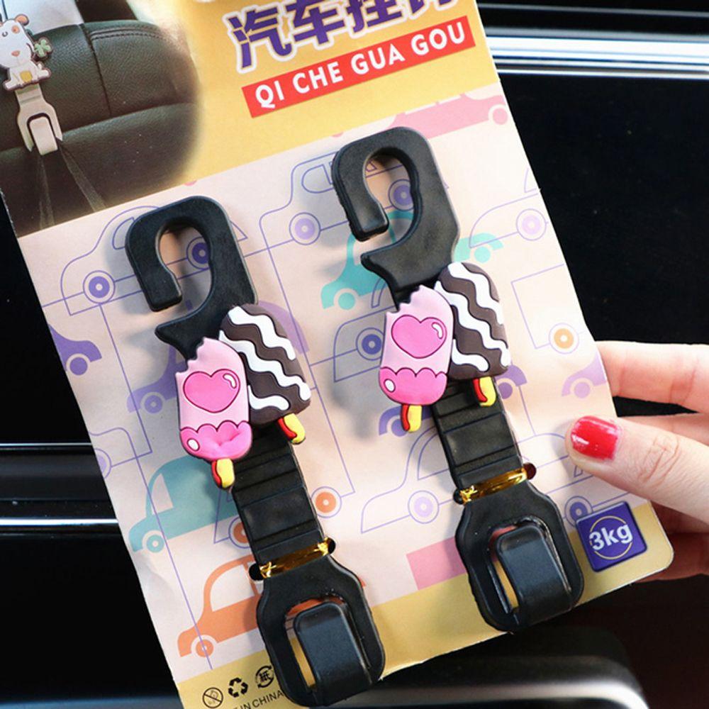 Držák na opěrku hlavy Spona do auta Organizér na háček do auta Háček na autosedačku Klip na zadní sedadlo