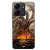 Phone Case - MANIACASE - Xiaomi Redmi 13C 4G - TPU Silicone - Naruto Kurama - Black