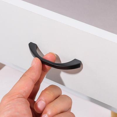 Modern Luxury Cupboard Furniture Hardware Zinc Alloy Drawer Handles Door Knob Wardrobe Door Handle