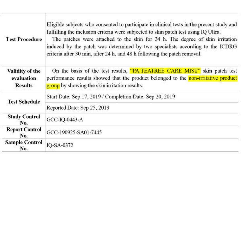 Natural Cosmetics Sky Lake Goyojin Tea Tree Care Mist 150ml