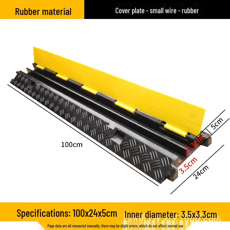 Rubber and Plastic Cable Protection Speed Bump