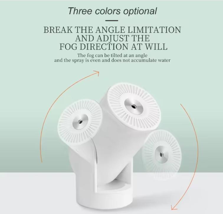 Air Humidifier Aroma Diffuser USB Rechargeable Humidifier Ultrasonic Cool Mist Maker Fogger Adjustable Mini Mist Maker Home New