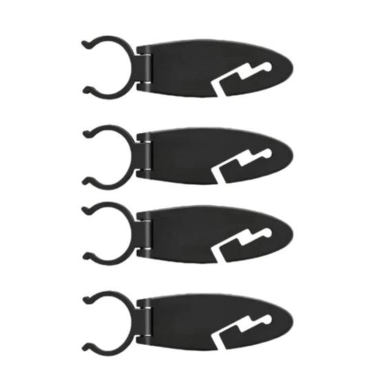 Simple Style Paddle Board Accessory Clip Plastic Black 4 Pc