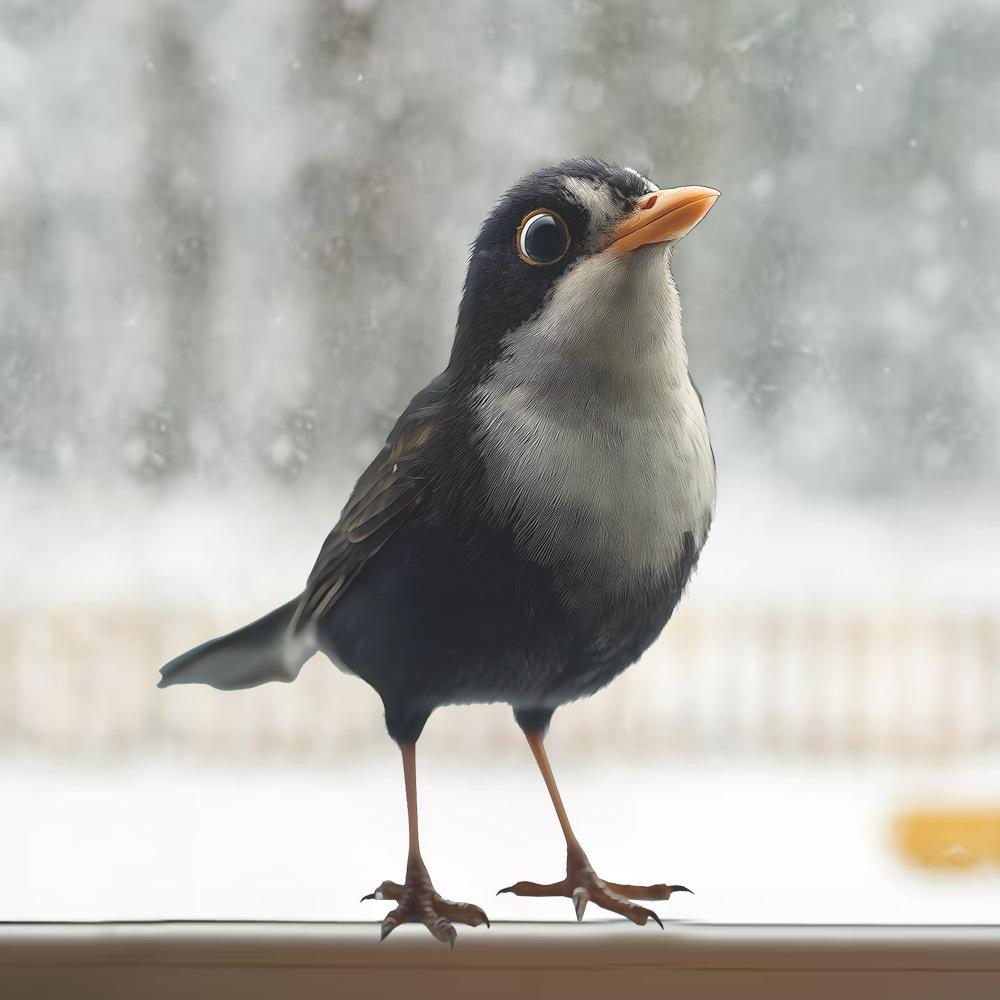 Kreative Simulation Amsel Wohnzimmer Esszimmer Wanddekoration Verschönerungsaufkleber