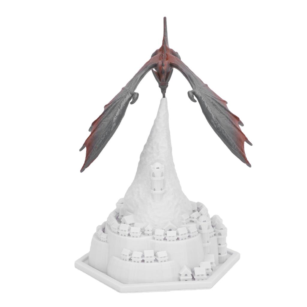 3D Printed Dragon Lamp Unique Battery Operated Night Light Portable Desk Lamp Decoration for Bedroom