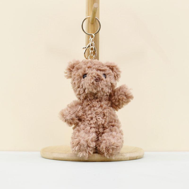 Bear Cute Plush Toy Doll Keychain Cartoon Bag Pendant Accessories Gift Children
