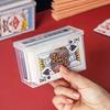 Plastic Clear Storage Box Storage Box Multipurpose For Game Card Rectangular Business Card Credit Card Holder Case Organizer