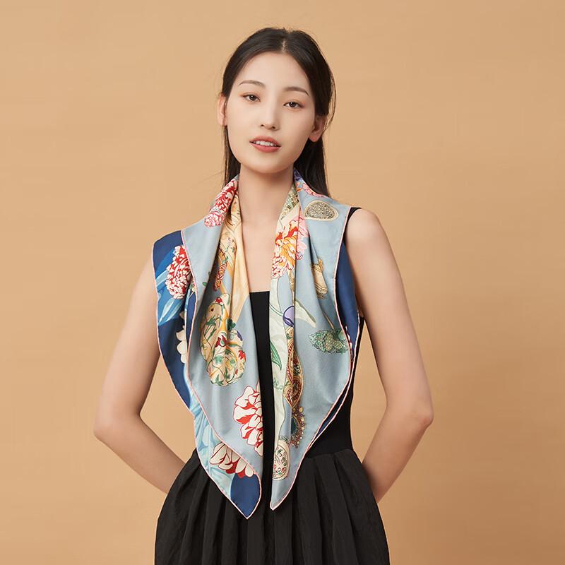 Forbidden City Imperial Grace Double-Sided Silk Scarf
