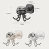 Multifunctional Six Claw Rotating Hook Rack for Kitchen Storage 360 Degree Seamless Hook, Household Non Punching Adhesive Hook