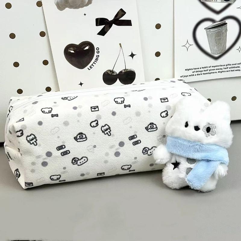 

Cute Bow Pencil Box Cartoon Cat Large Capacity Pencil Case Multifunctional Storage Bag School Office Stationery Student Gifts