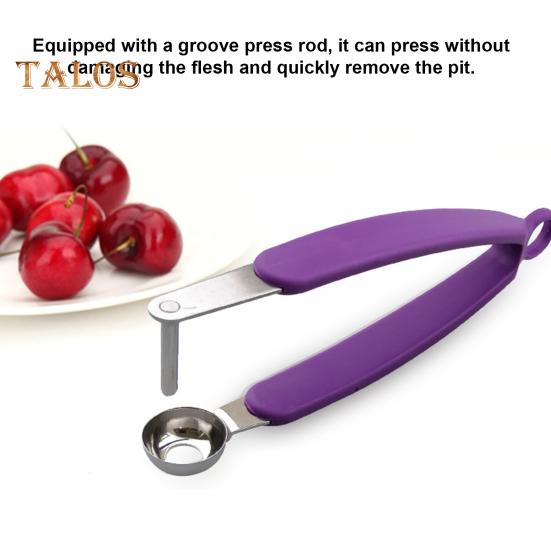 Cherry Corer Cherry Pitter Tool Rustfritt stål Olive Pitter Heavy-Duty Frukt Pit Remover Multi-Purpose kjøkkentilbehør