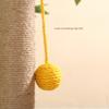 Lemon Tree Cat Scratcher Kitten Scratching Post with Natural Sisal Rope for Indoor Cats Claw Scratcher Vertical Green Cat Tree with Dangling