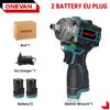 ONEVAN 500N.M Brushless Electric Impact Wrench 1/2inch Cordless 3-in-1 Wrench Screwdriver Drill Lithium-Ion Battery Power Tool
