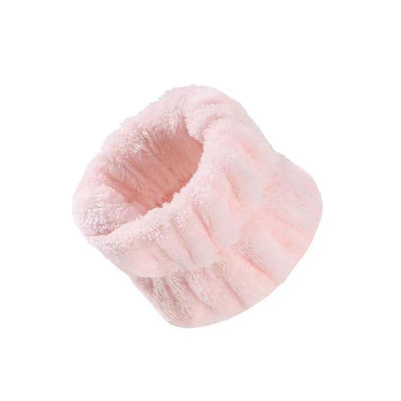 Plush Flannel Absorbent Wristbands & Splash-Proof Headband Set