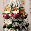 1 Pcs Holiday Pendants Gifts Christmas Decorations Window Decorations Room Decorations Small Figurines Plaid Cloth Beads Legs