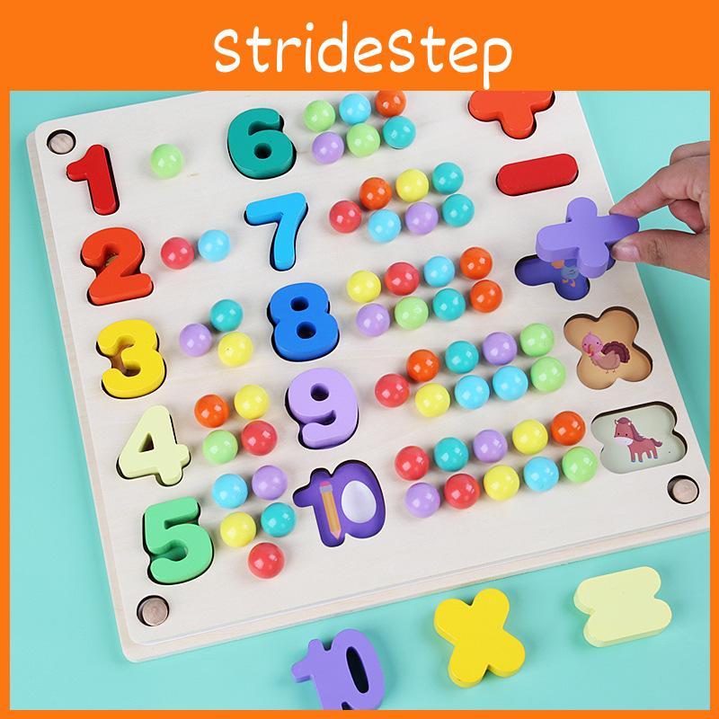 Bead Toddler Math Clip Toy For Fine Motor Development Educational Play Gift