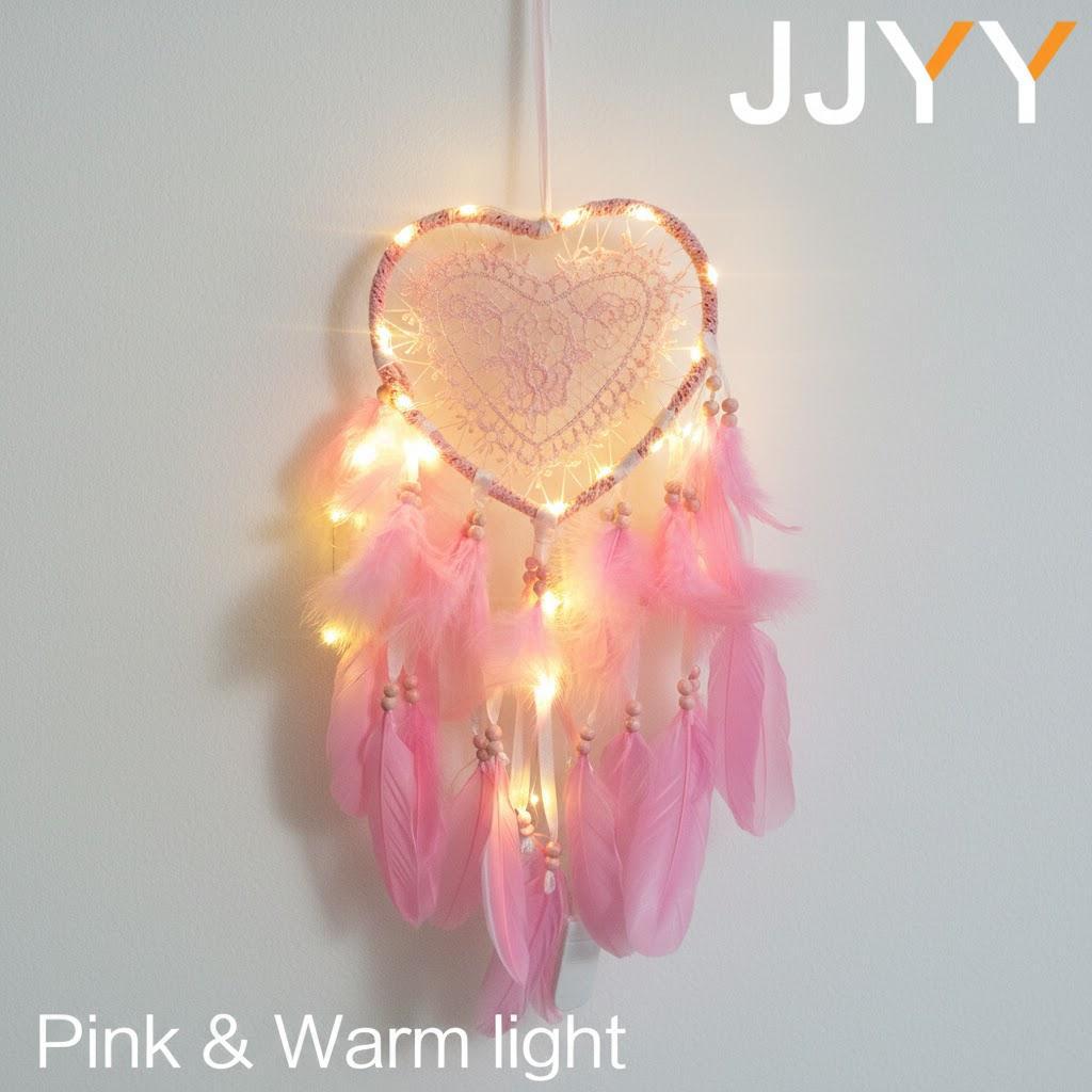 

Colorful Heart Shaped Dreamcatcher Wall Hanging Creative Hollow Out Wedding Christmas Home Decor Room Ornament Gift Wind Chimes