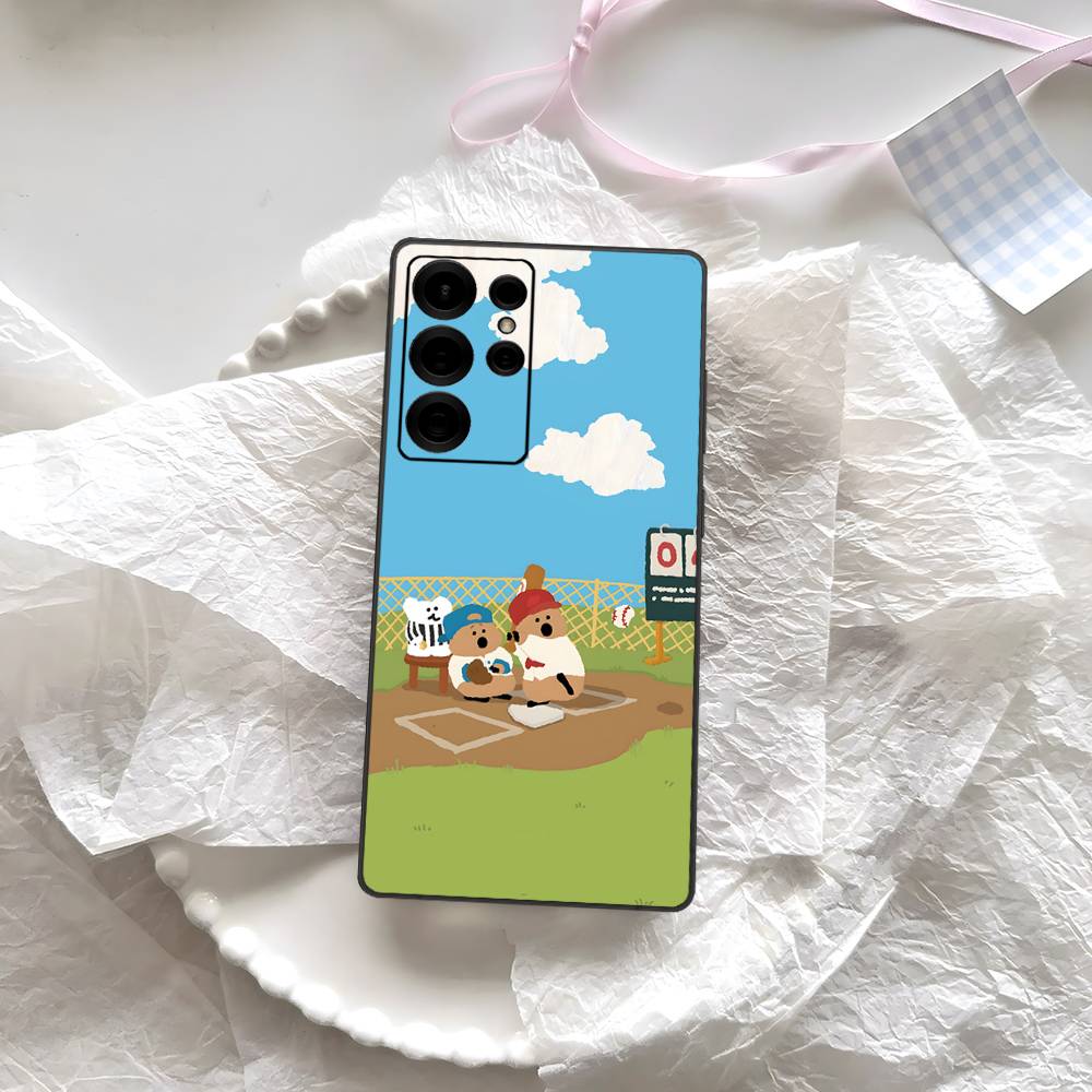 Cute Bear Quokkas Magsafe Phone Case For Samsung S 24 Fe 25 Ultra Plus 20 Lite 21 30 22 23 24 22 Ultra 5G Fundas