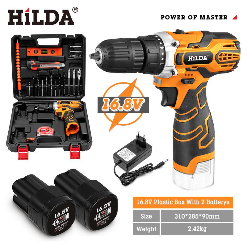 Hilda Rechargeable Lithium Multi-Function Impact Drill and Screwdriver