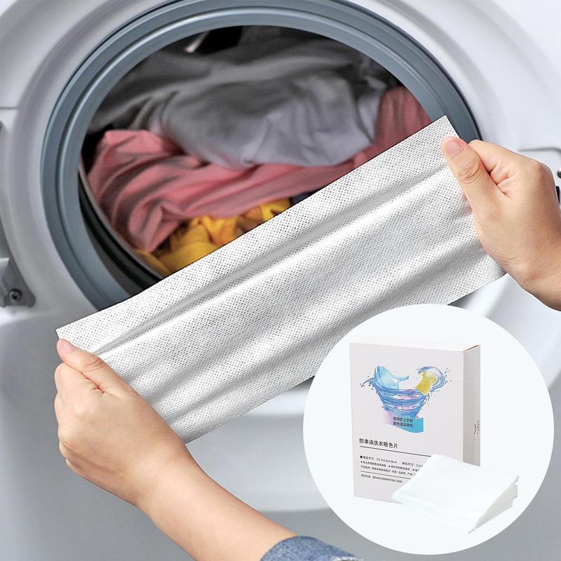 Lapače barev Listy pro zachycování prádla List Pračka Pohlcovač barev List Anti-String Mixing Color Dye Guard