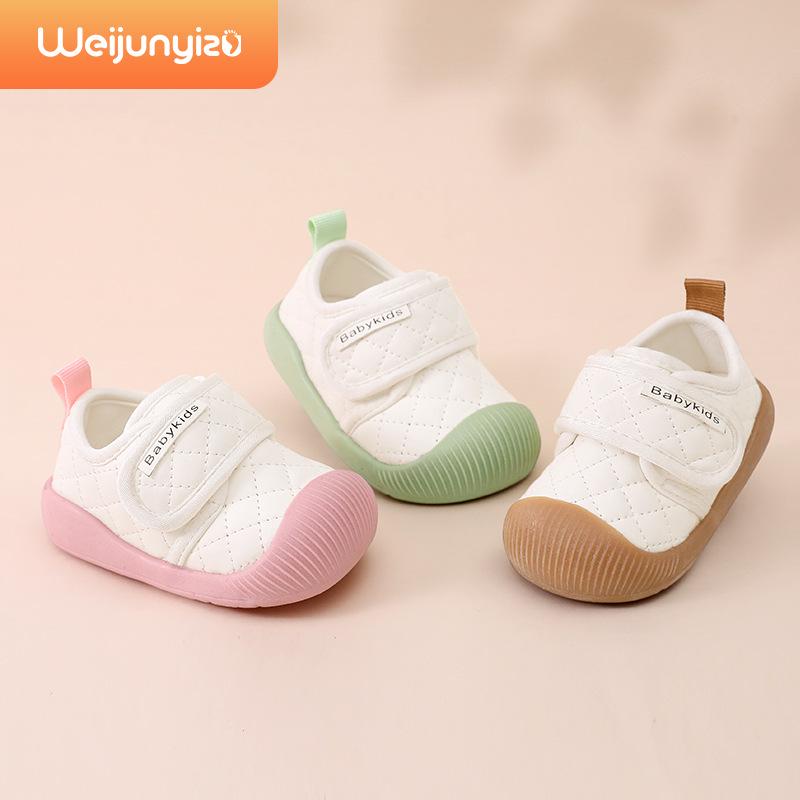 Frühjahr 2025 Weiche Sohle Kleinkinderschuhe für Jungen & Mädchen: Neuer Baby-Stil