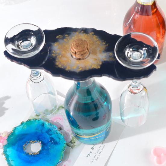 

Силиконовая полка для вина, кубок, стеклянный держатель, лоток для подноса «сделай сам», эпоксидная форма для рукоделия