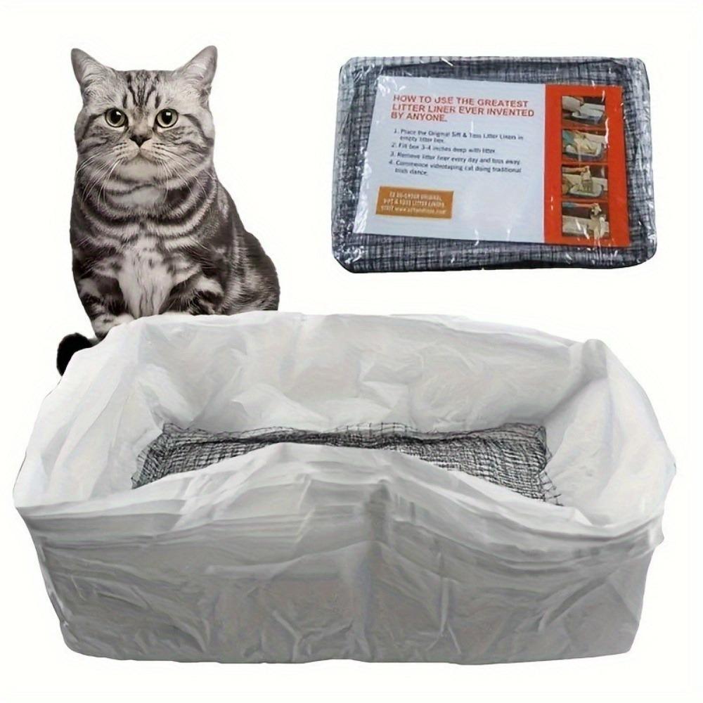 

10pcs Washable Cat Litter Filters - Easy to Use, Recyclable, Excellent Workmanship, Designed for Pet Litter Box Liners