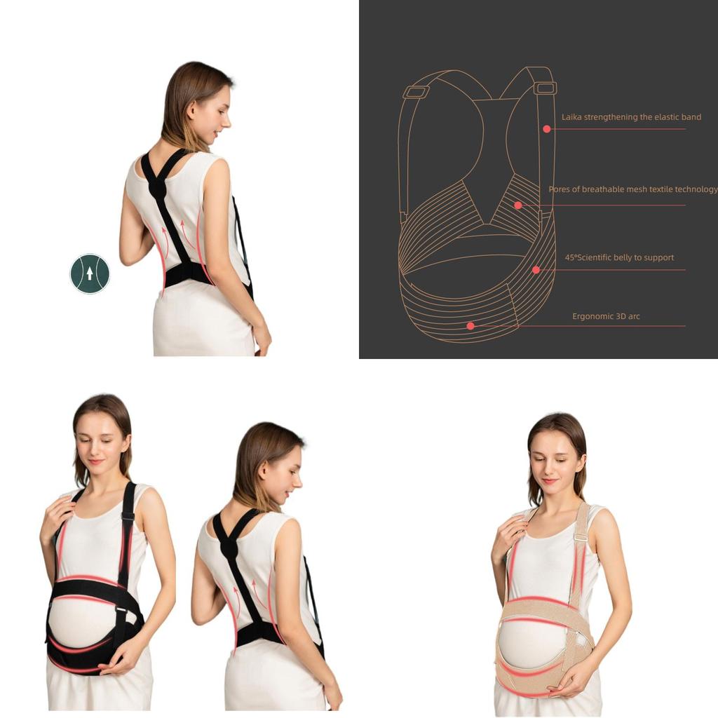 Pregnancy Belly Support Band With Hip Pain Relief