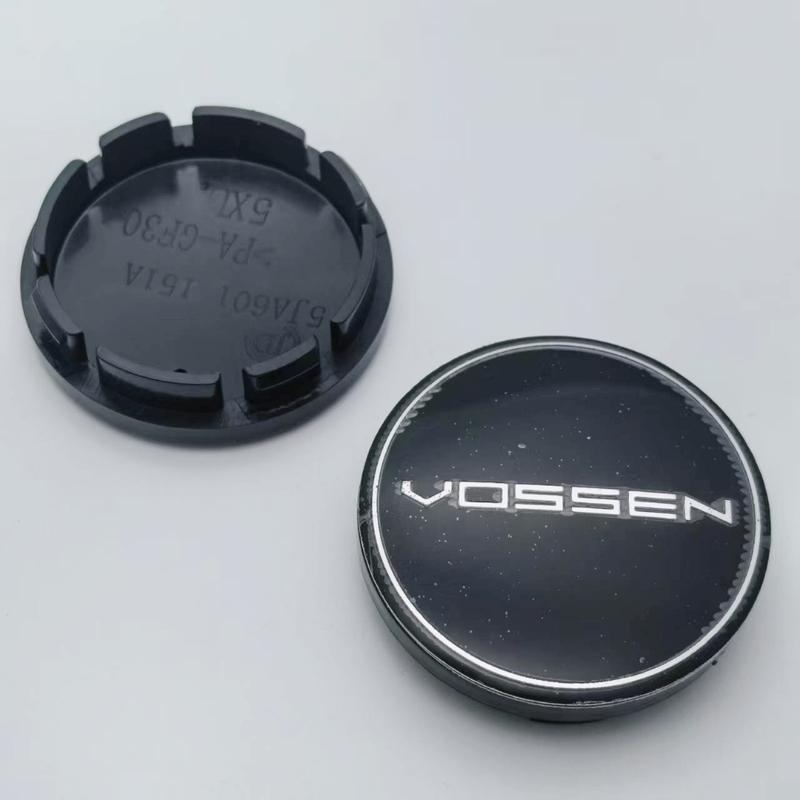 4pcs Vossen Logo Emblem Car Wheel Center Caps 56MM (51MM I.D) Car Wheels Lid Hub Rim Hubcaps Cover Replace Styling Accessories