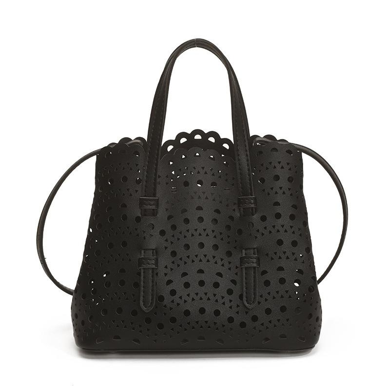 Τσάντα Χειρός με Κοίλωμα Μοντέρνα Τσάντα Κάδος Κορεατικού Στυλ Απλή και Κομψή Τσάντα Χιαστί Μεγάλης Χωρητικότητας